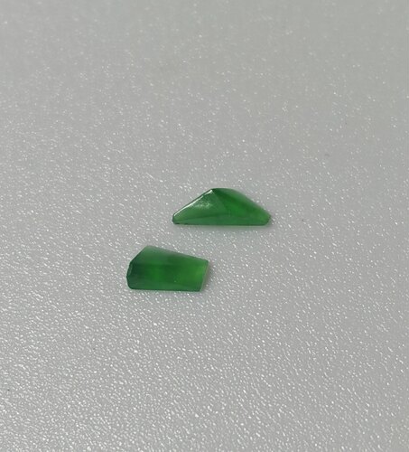 天然冰种阳绿无事牌裸石吊坠挂件边角料302