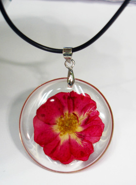 花卉干花原创设计项链