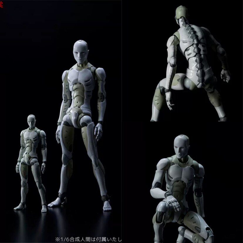 千值练 1000toys 东亚重工 合成人类 男素体 可动 1/12 兵人预图片