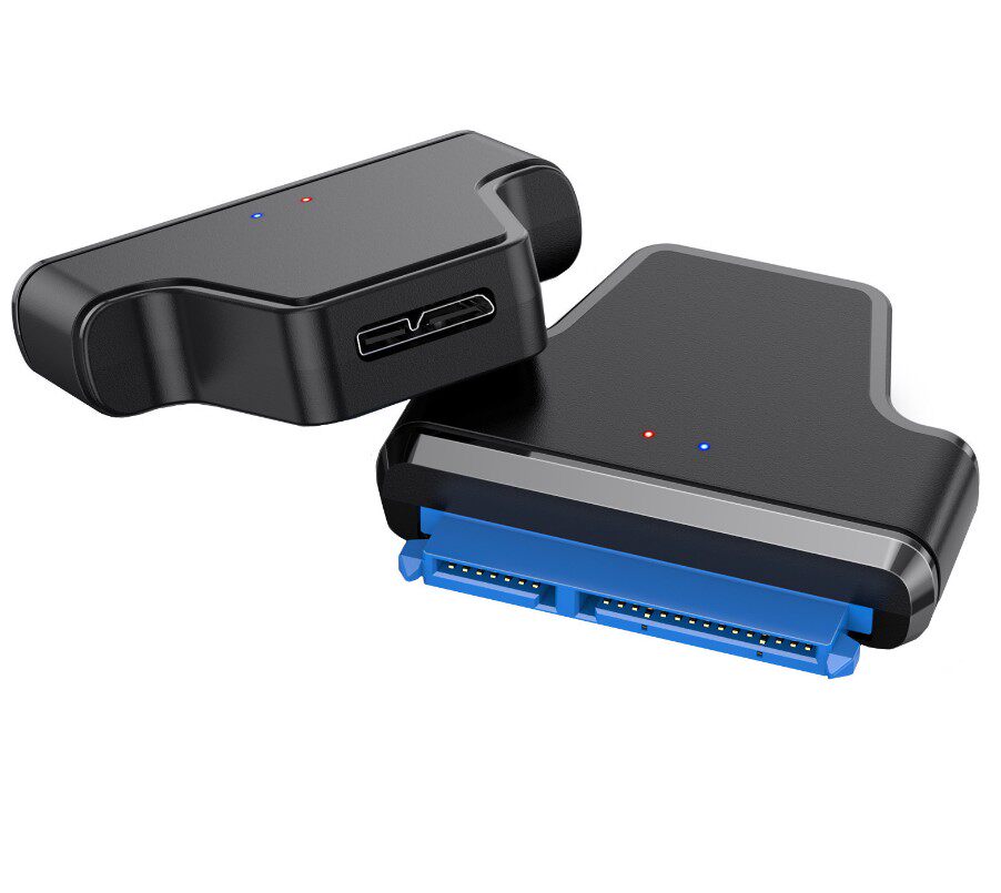 SATA 7+15PIN 22P TO USB 3.0 MICRO B IS COMPATIBLE 2.5 SATA SSD HARD DRIVE ADAPTER