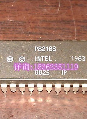 P82188  电脑xT配对总线接口/控制器IC 进口双列28直插脚DIP封装