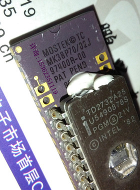 MK38P70/02J . 97400R-00 镀金40直插脚 MOSTEK 微处理器/控制器