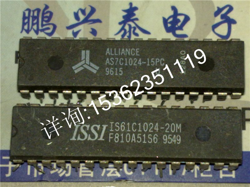 AS7C1024-15PC  IS61C1024-20M  电子128K的×8位高速CMOS静态RAM