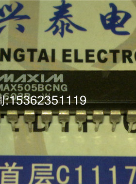 MAX505BCNG  MAX505BENG ACNG 电压输出四路8位DAC进口PDIP24插脚