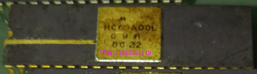 MC68A00L  镀金面 微处理器 40直插脚陶封 6800 老式CPU收藏/保用