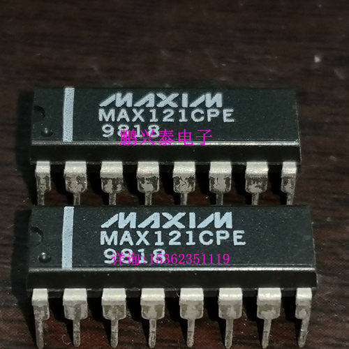 MAX121CPE MAX121EPE 308Ksps.DSP接口和78dB的SINAD 进口插脚DIP
