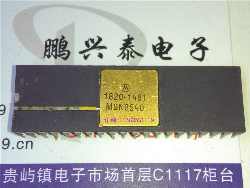 1820-1481  镀金面 陶瓷封装 AUCDIP进口双列40直插脚老式CPU保用