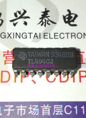 TL494CJ  TL494IJ  UC494AJ  进口双列16直插脚DIP陶瓷封装集成块