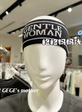 泰国代购Gentlewoman正品代购运动速干个性字母潮流发带帽子