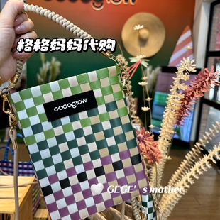 【现货】泰国正品cocoglow手工编织潮牌菜篮子女包代购