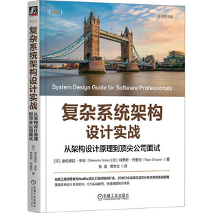 正版现货 复杂系统架构设计实战：从架构设计原理到很好公司面试 机械工业出版社