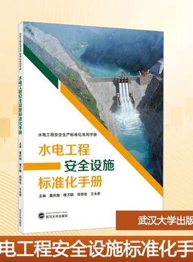 正版现货 水电工程安全设施标准化手册 武汉大学出版社 董庆煊，穆万鹏，邱崇俊，王永新 主编 著 大学教材