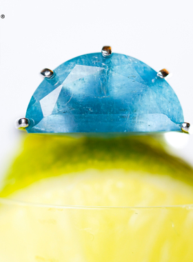 佑用月相半圆可组合天然宝石戒指