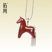 佑用神驹小马吊坠马年生肖吊坠可拆