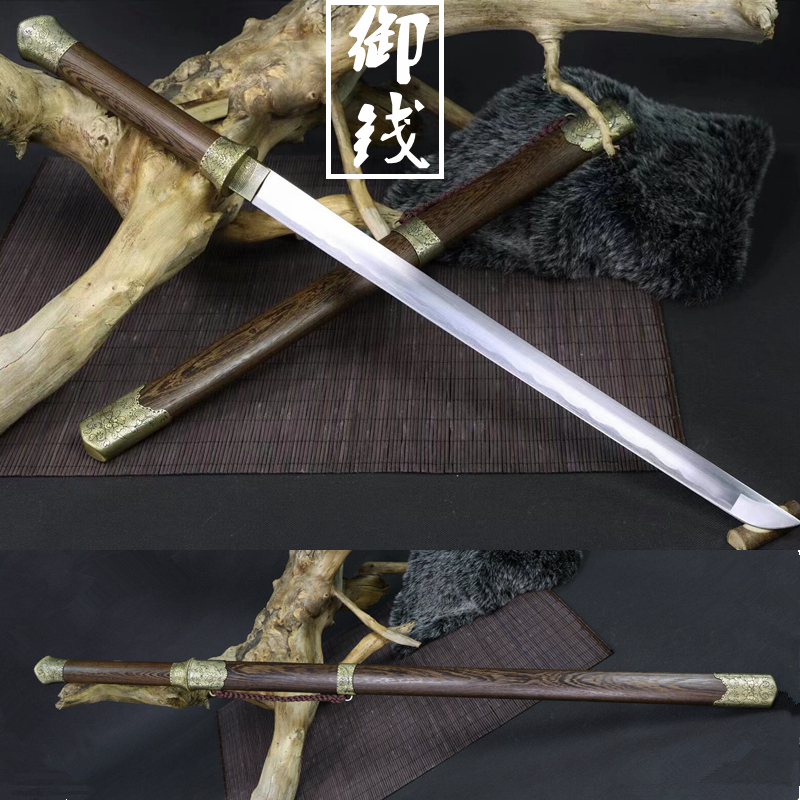 龙泉御钱刀剑唐横刀一体镇宅宝剑一套三把未开刃