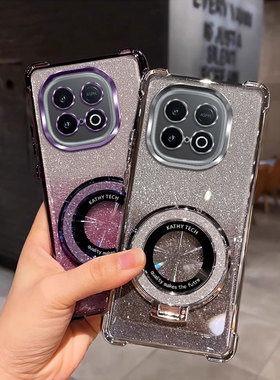 四角防摔带支架适用于iqooZ10turbo手机壳V2452A软ioqoz10turb0透明软壳男个性女新款网红超薄防摔电镀保护套