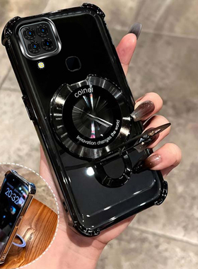 四角防摔支架适用传音infinixHOT10snfc手机壳hot10s nfc保护套软