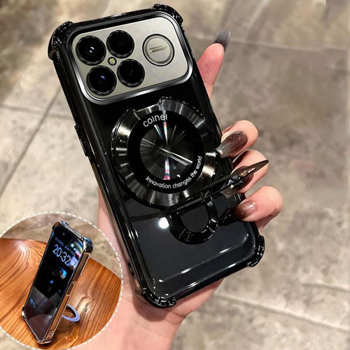 四角防摔支架适用小米Pocof8ultra手机壳潮f8ultra外壳透明保护套