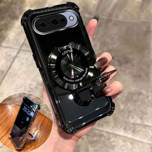 四角防摔支架适用GOOGLE PIXEL10a手机壳全包外壳透明.保护套男女