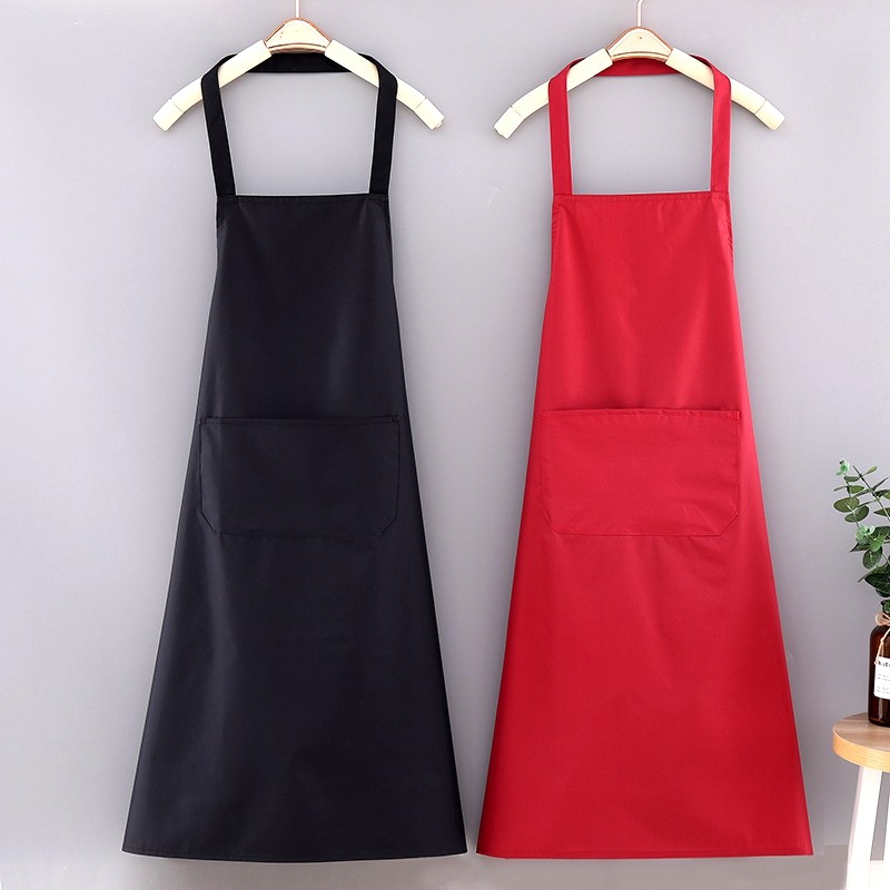加长过膝防水围裙厨房女男上班工作围腰韩版纯色挂脖围兜定制印字,家庭/个人清洁工具,围裙,淘宝优惠券,粉丝福利购,淘宝优惠卷