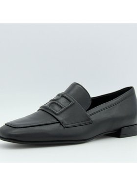 奥地利hogl友高女鞋春夏新品时尚羊皮老钱风休闲低跟乐福鞋101710