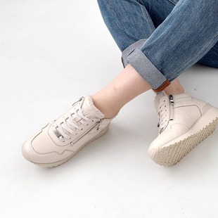 休闲雪地靴25201 牛皮加绒时尚 德国CAPRICE凯蝴蝶女鞋 2025秋冬新品