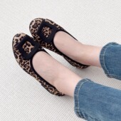 牛皮扣饰豹纹低跟单鞋 德国Gabor嘉宝嘉步女鞋 2025秋冬新品 72.463