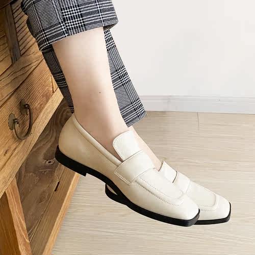 奥地利hogl女鞋简约真皮平底