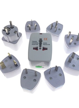 全球通万能转换插头带双USB充电头通用插座孔英规美式欧标澳洲中