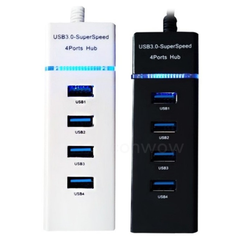笔记本USB扩展器转换器电脑USB3.0 HUB分线器高速集线器一拖四口