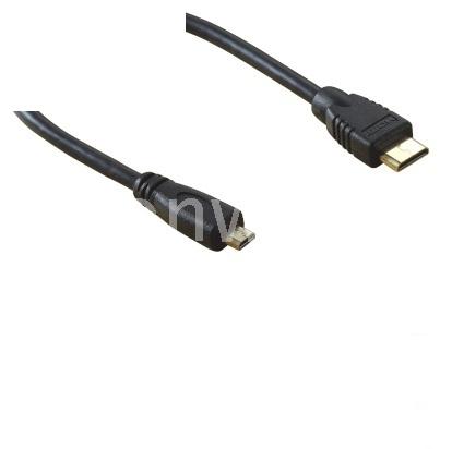 micro hdmi转mini hdmi转换线 高清C型对D型公对公转接线1米1.8米