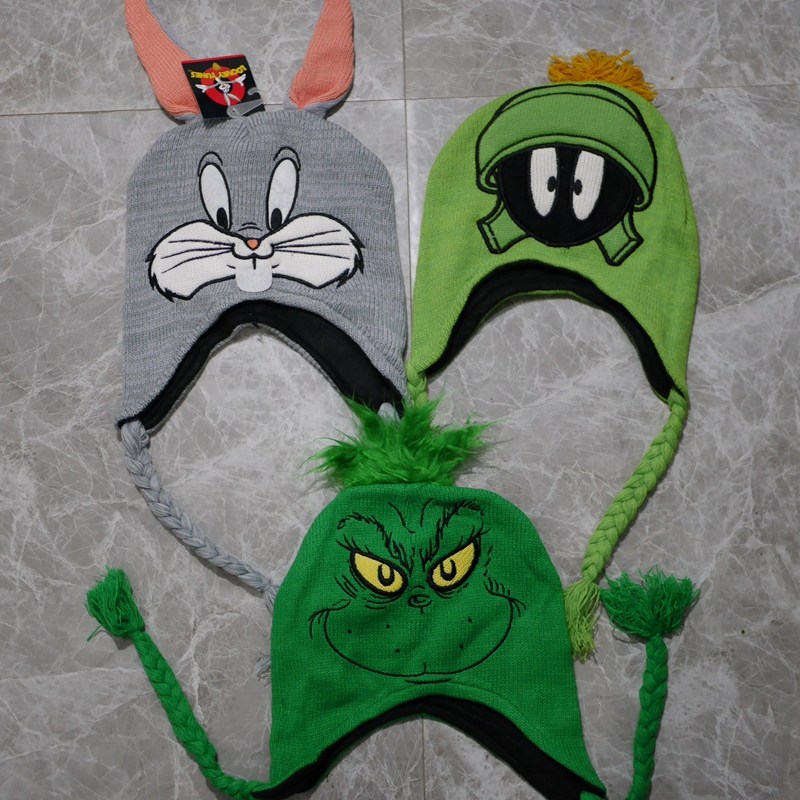 成人 兔八哥 火星人马文 可爱卡通小辫子 毛线帽 冷帽 针织滑雪帽|ruв категории Аксессуары, шляпа - от Buy2taobao.com для оказания профессиональной услуги покупки агента Taobao