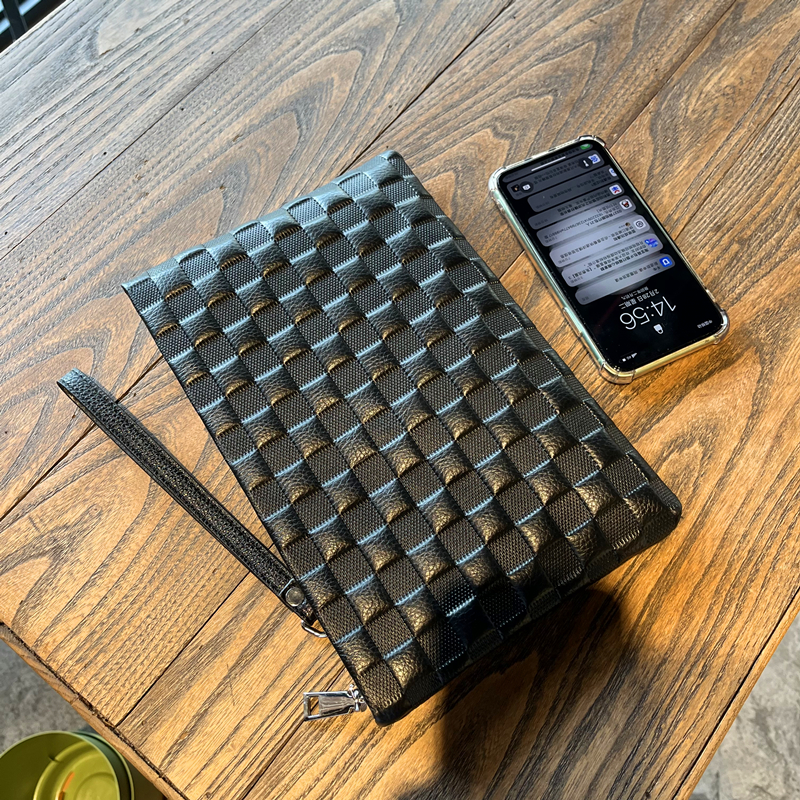 2023新款真皮牛皮长款钱包信封包