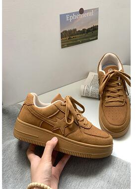 港风男鞋ins百搭情侣板鞋春季新款运动休闲板鞋小白鞋星星女鞋ins