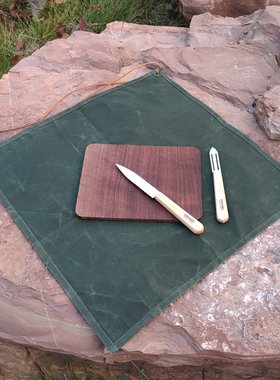 Primitiv户外露营野餐垫菜板砧板布垫案板帆布垫清洁垫bushcraft