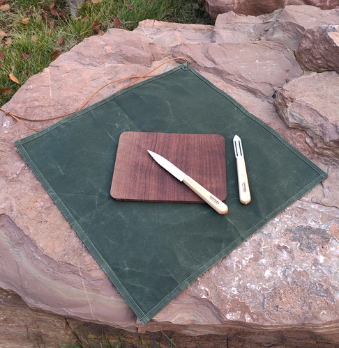 Primitiv户外露营野餐垫菜板砧板布垫案板帆布垫清洁垫bushcraft