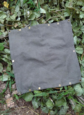 Primitiv 户外油蜡帆布多功能地布坐垫工作布采集袋手工bushcraft