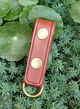 Primitiv纯手工制作 头层牛皮 腰挂 安全挂 万用挂 刀挂 火镰