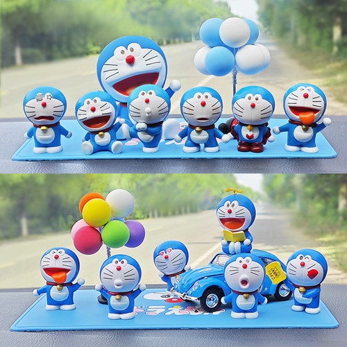汽车摆件哆啦a梦中控台装饰用品