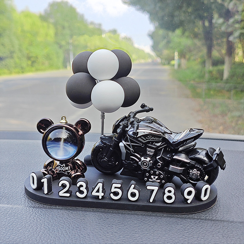 星空熊汽车临时停车号码牌车载3D立体数字挪车电话牌车内饰品摆件,汽车用品/电子/清洗/改装,停车号码牌,淘宝优惠券,粉丝福利购,淘宝优惠卷