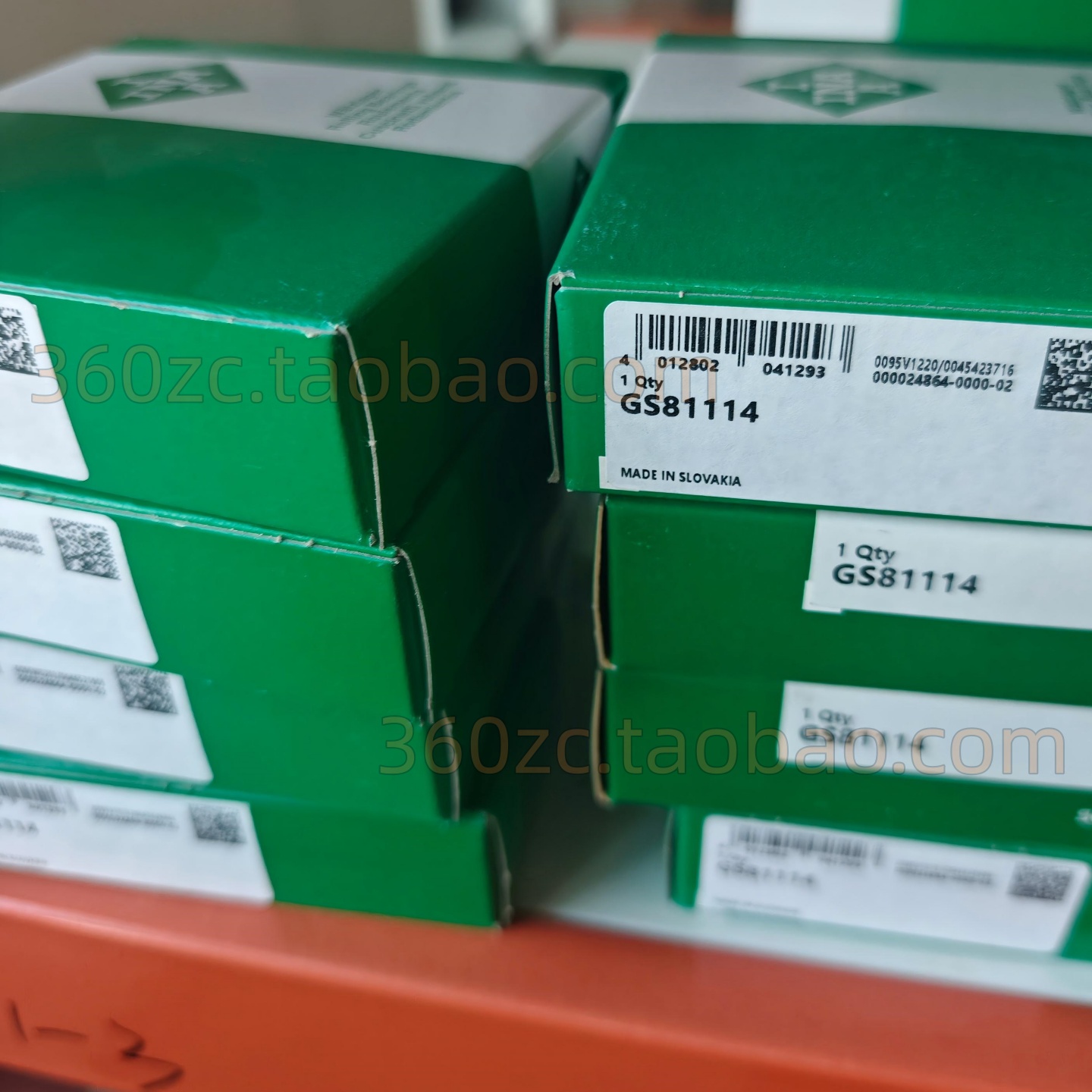 INA轴承GS81114推力滚子垫圈