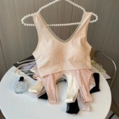 加大女尚依芮黛芬梵861 65美背轻薄洞洞杯文胸一体背心内衣