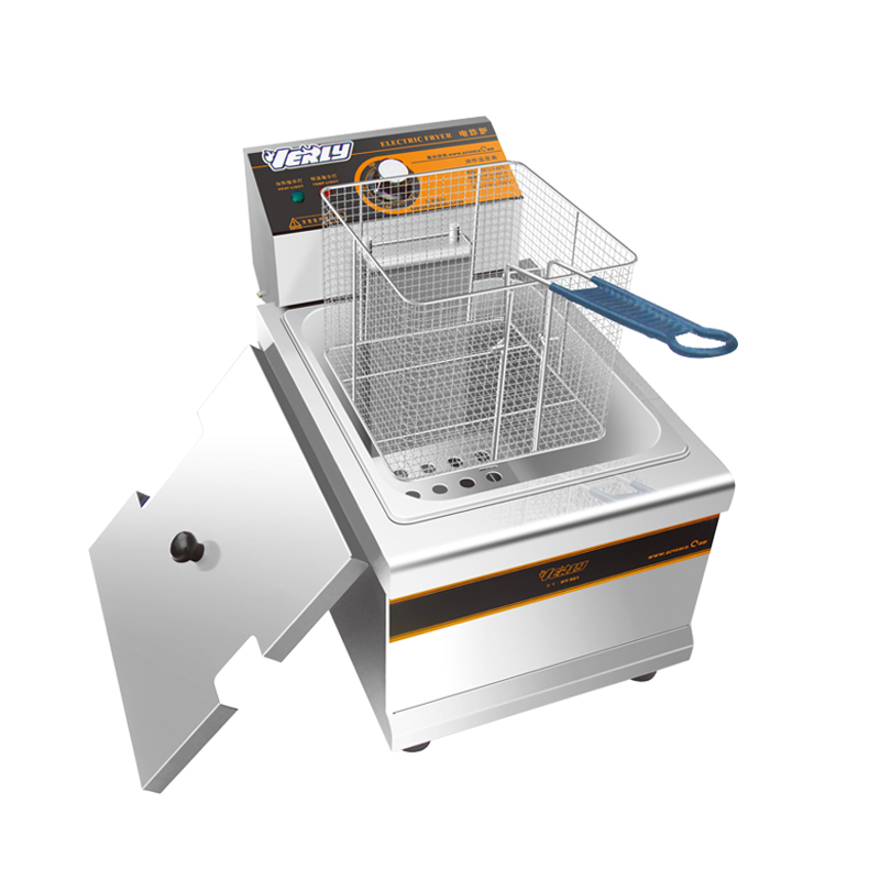 汇利 HfY-901 单缸单筛电热炸炉电炸锅油炸锅炸薯条机电热油炸机