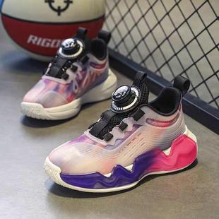 9-426加绒女童鞋运动鞋冬季新款旋转纽扣9