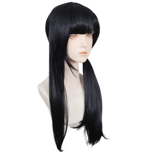 Assault Lily BOUQUET突击莉莉王雨嘉黑色万用cos假发女长直发