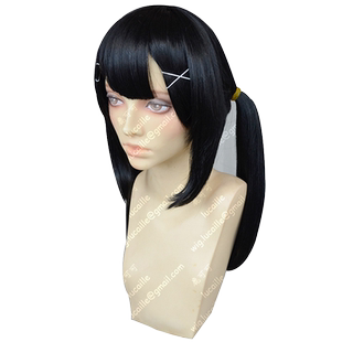 魔法少女 伊莉雅美游·艾德费尔特黑色两种动漫cosplay假发