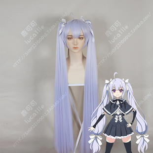 Assault Lily BOUQUET突击莉莉米莉娅姆蓝紫万用cos假发女双马尾