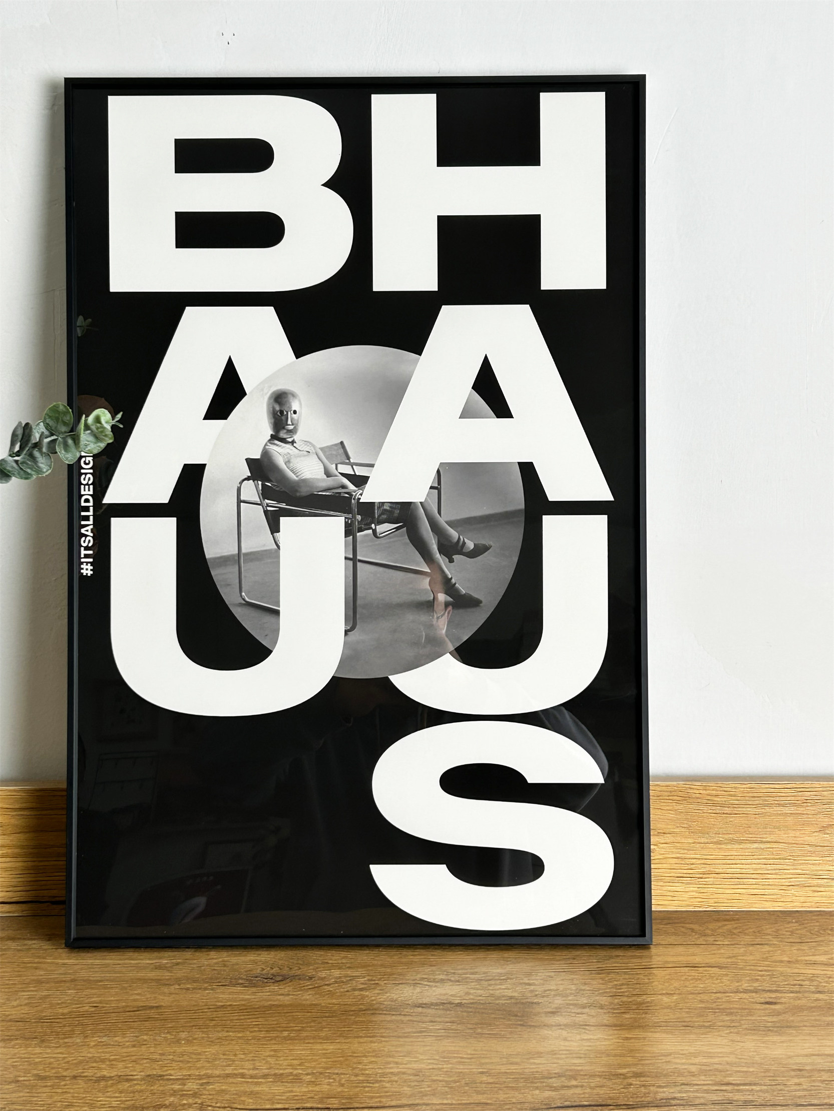现代简约包豪斯bauhaus工业风黑白摄影展海报客厅装饰画画芯定制