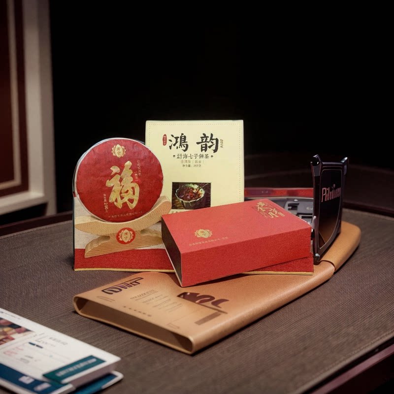 濮宁勐海古树金福普洱熟茶叶