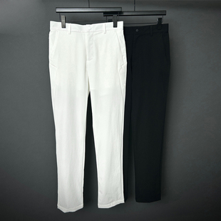 直筒夏装 男修身 高尔夫服装 弹力舒适运动球裤 子 韩版 男裤 高尔夫长裤